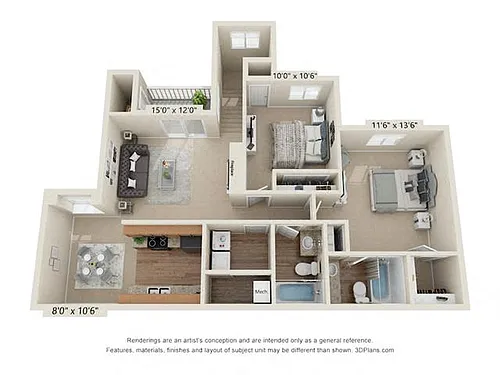 Floor plan THE CHELSEA I UPPER