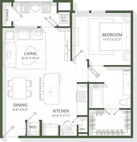 Floor plan A6a