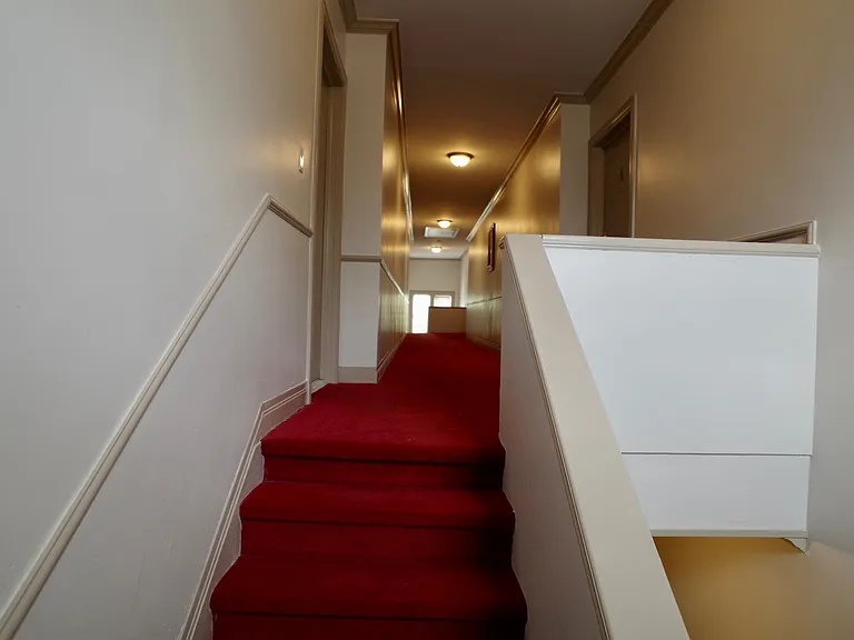 Upstairs hallway, apartment is on the 2nd floor.