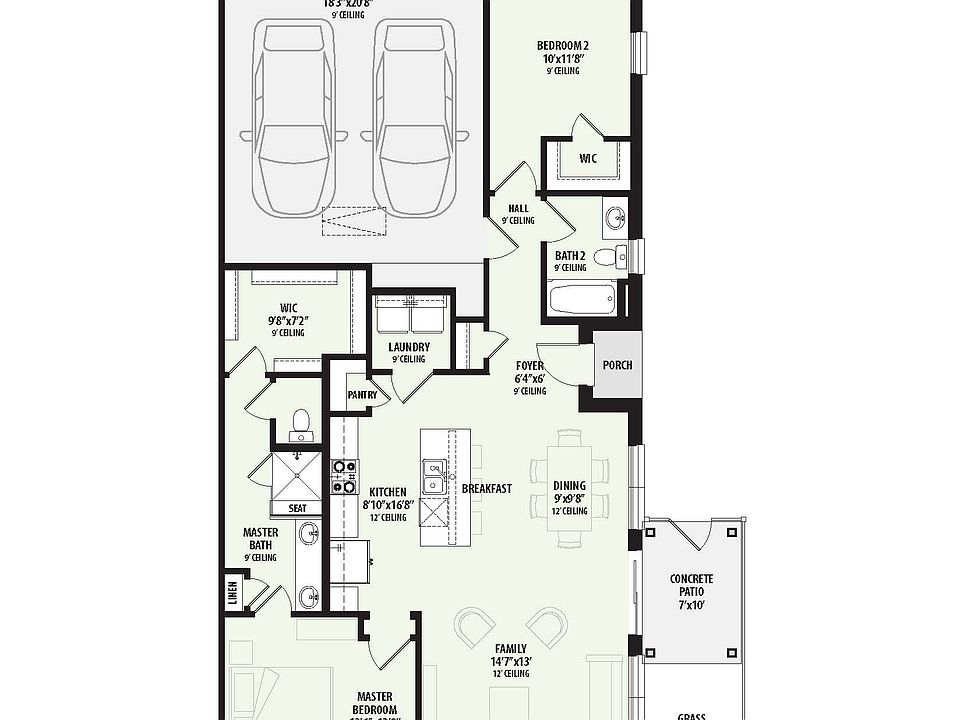 Istanbul Plan, Woodbridge Villas, Wylie, TX 75098 Zillow