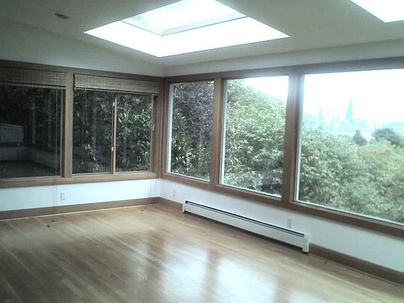 Living room with Seattle view (these photos were taken with cell phone--sorry)