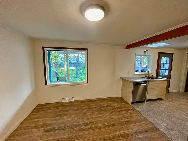 Kitchen & Living Room