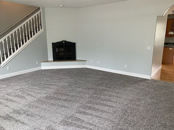 Living room fireplace