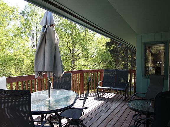 Deck and Backyard