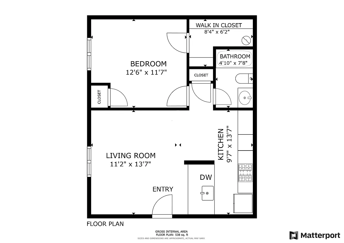 Floor plan Bedford Downstairs