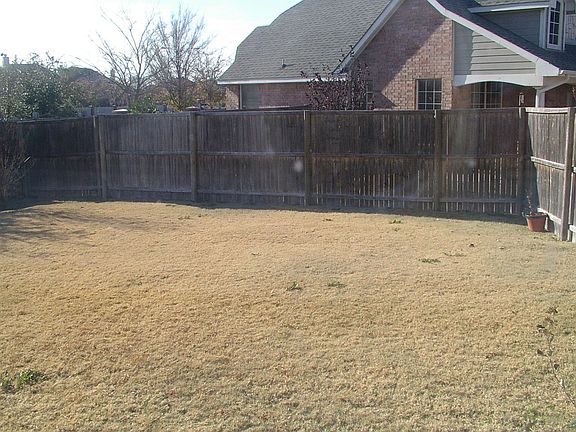 Large backyard