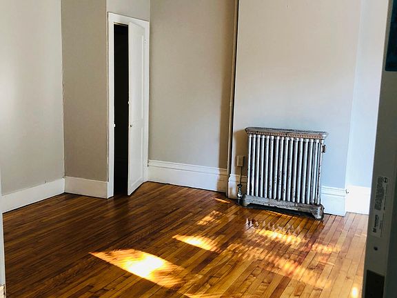 Living room with closet