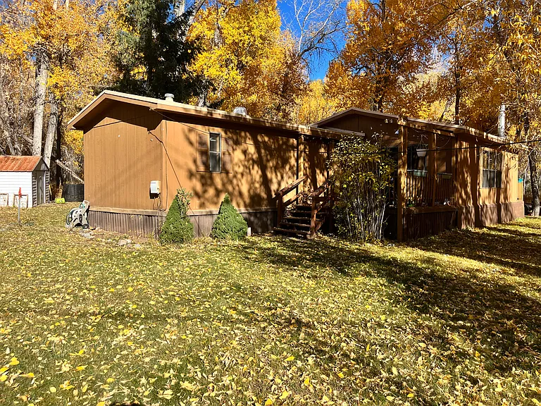 exterior - back of house in autumn