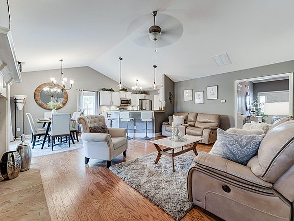 Open concept beautiful hardwood floors throughout