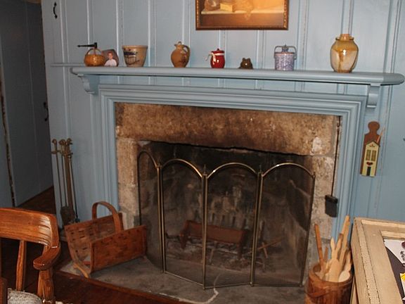  Fireplace in Dining Room