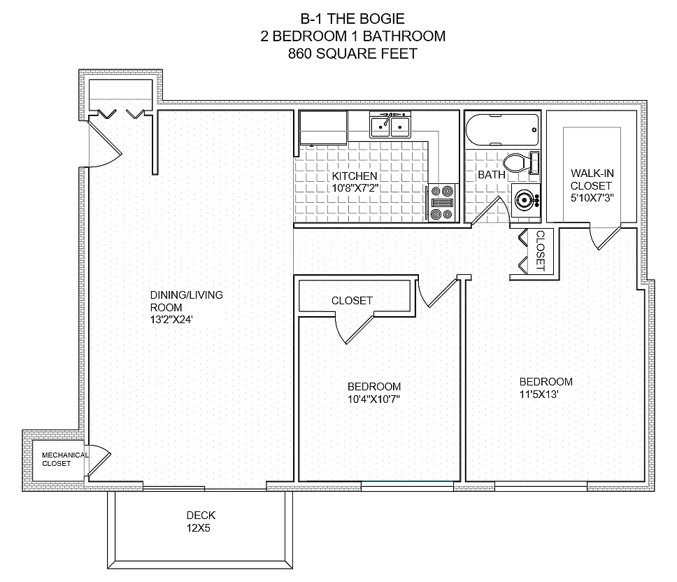 Floor plan The Bogie