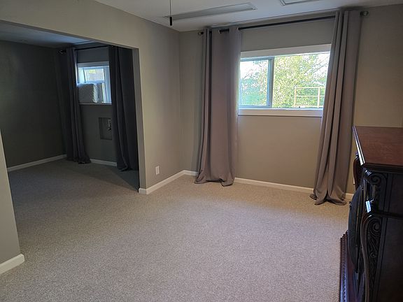 North window of Living area.