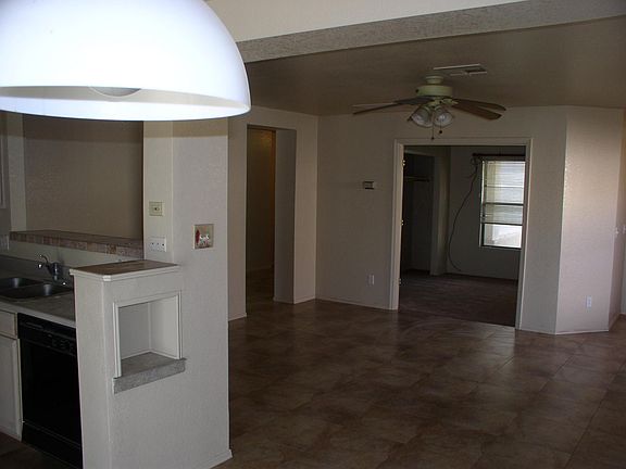 View from back sliding glass door