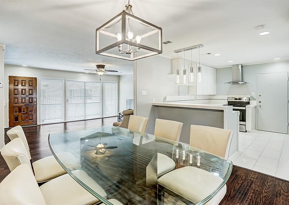 Living space are open yet defined.