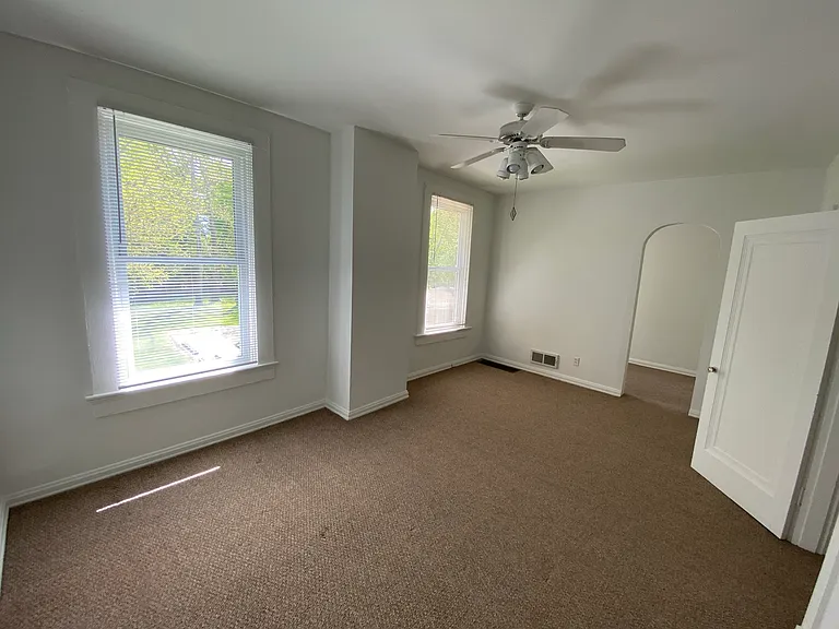 Very large bedroom with closet connected to bonus room.