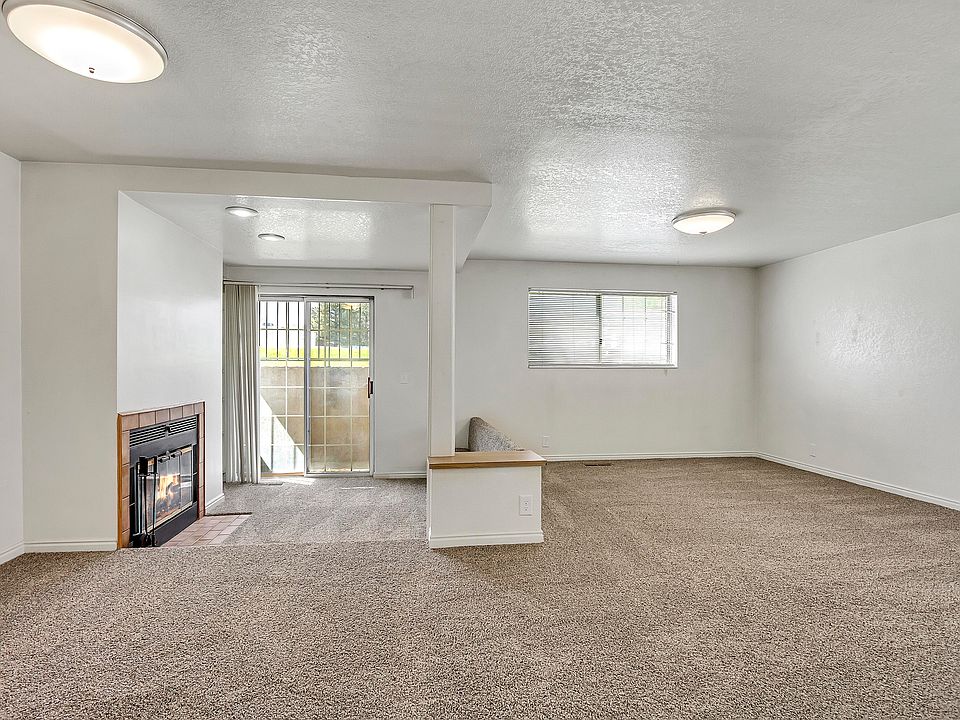 This basement unit gets plenty of light and features a private patio area