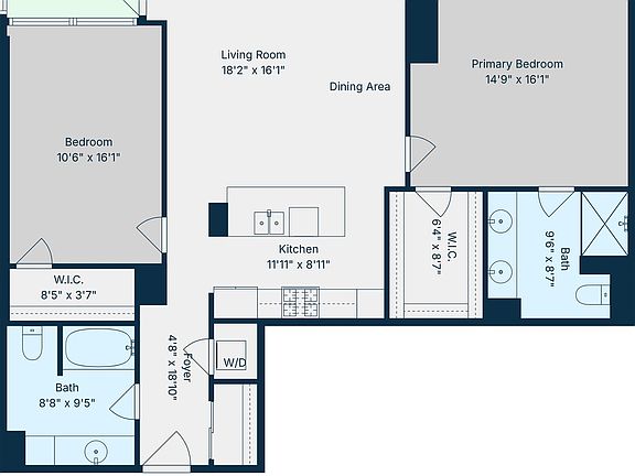 5th image of 9715 Woods Dr Unit 1008
