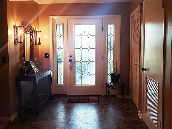 The elegant Entry welcomes.