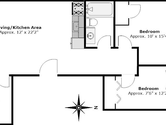 2nd image of 409 E 116th St APT 1