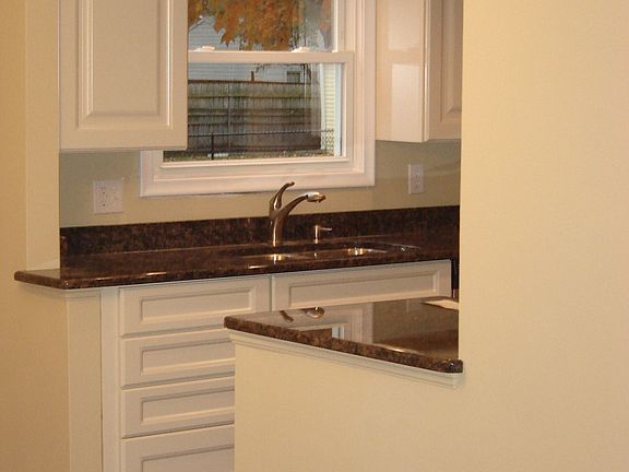 kitchen, from dining room