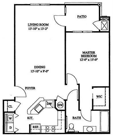 Floor plan The Emerson