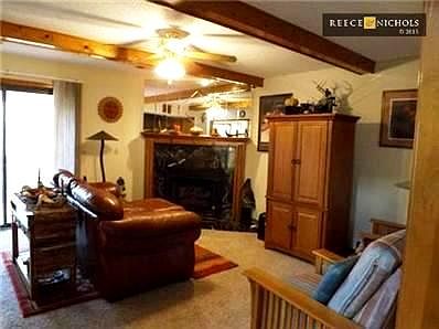 Liv Rm w/ lg Fireplace