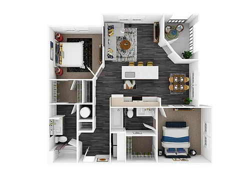 Floor plan B1A