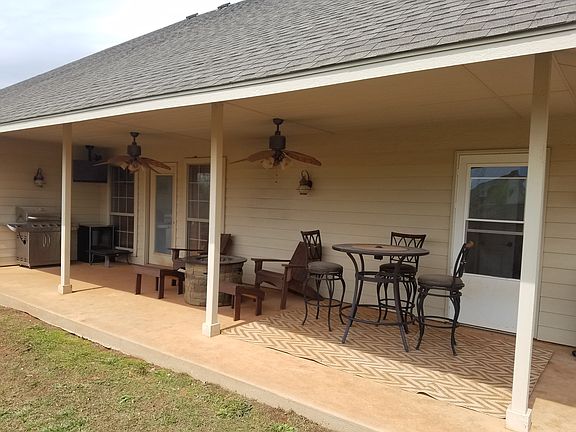 Covered back porch