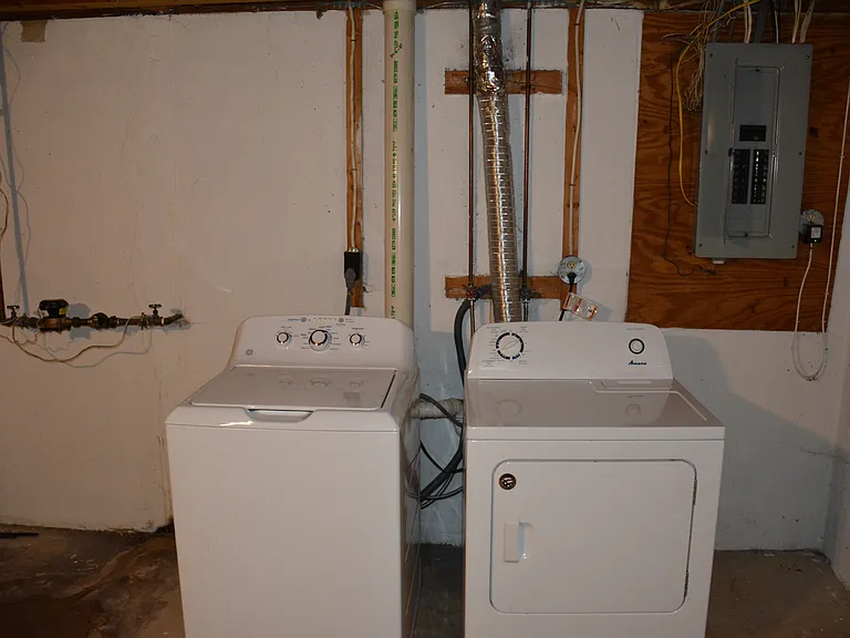 basement washer and dyer included