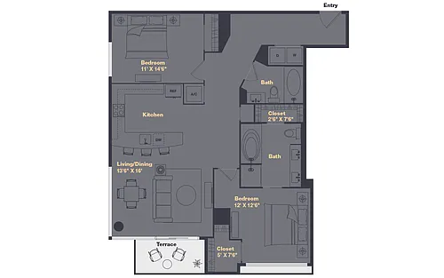 Floor plan B6R