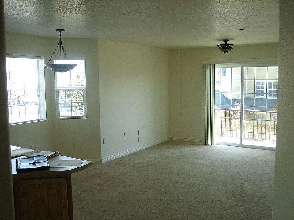 living room and patio 
