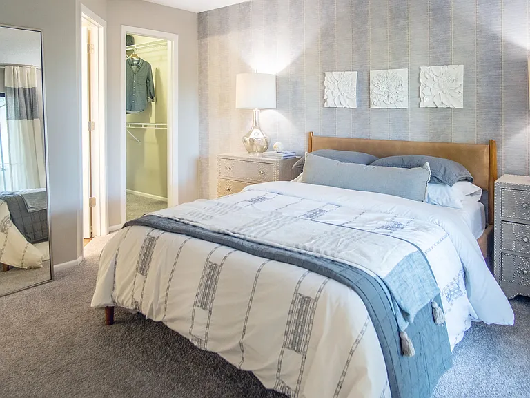 Indulge in the luxury of the Riviera Master Suite with its spacious walk-in closet and direct lanai access.