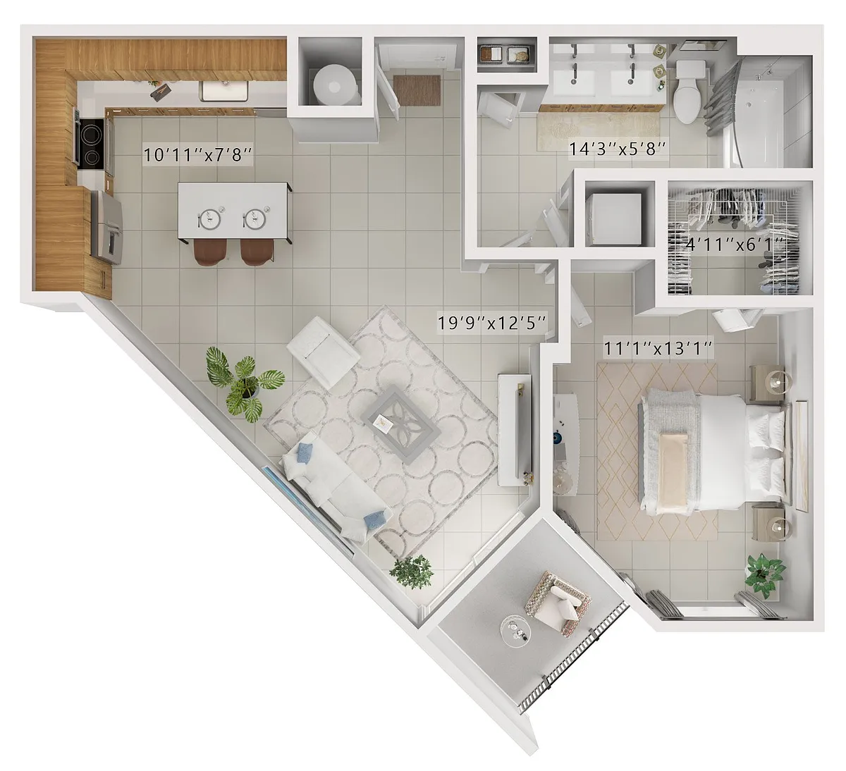 Floor plan Fountaine