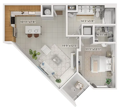 Floor plan Fountaine