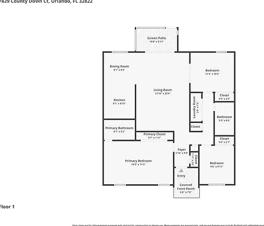 3 bed, 2.0 bath, 1201 sqft, $1,845 — Photo 2