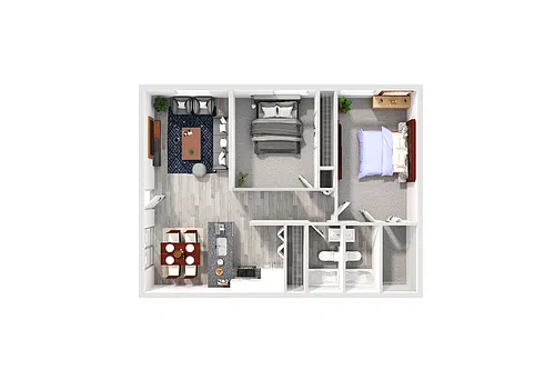 Floor plan Two Bedroom - Signature