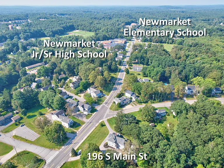 schools walking distance via sidewalks