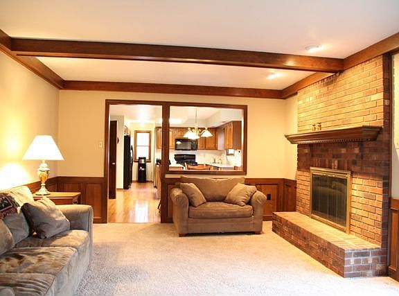 Open to the Kitchen and a Walk out to the Deck