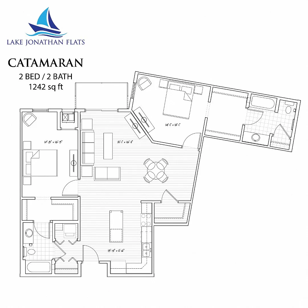 Floor plan Catamaran