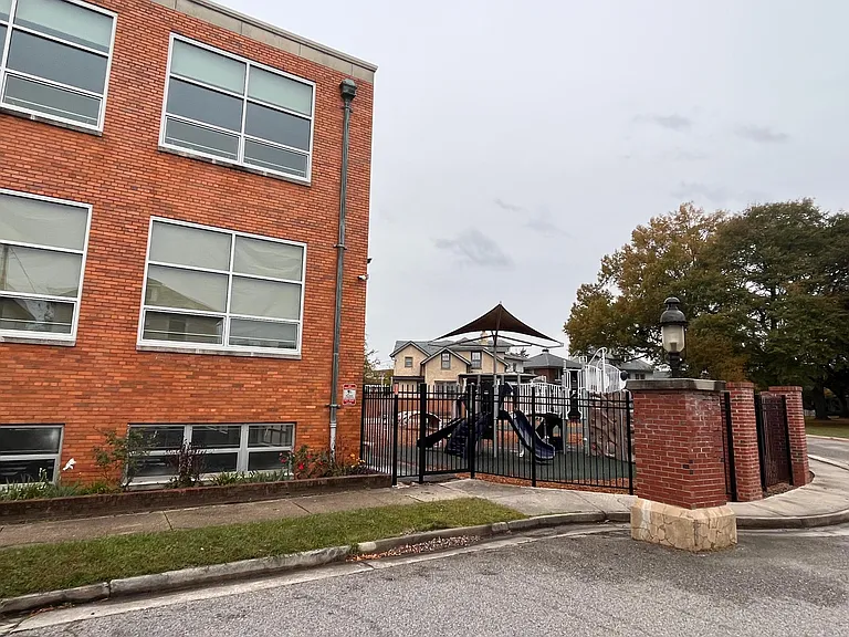 Playground right across the street