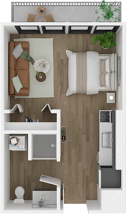 Floor plan Studio C
