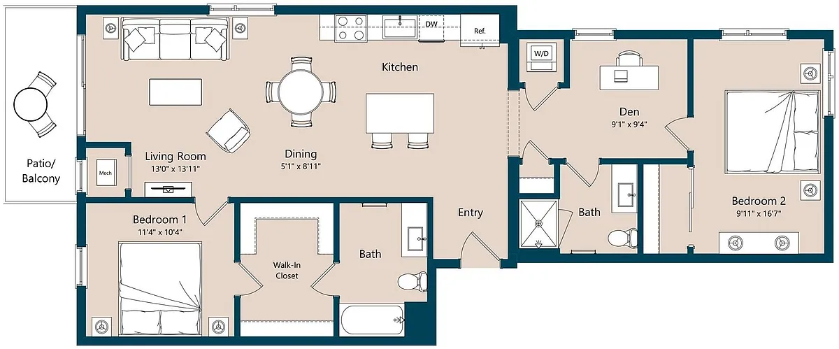 Floor plan B9