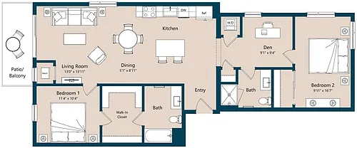 Floor plan B9