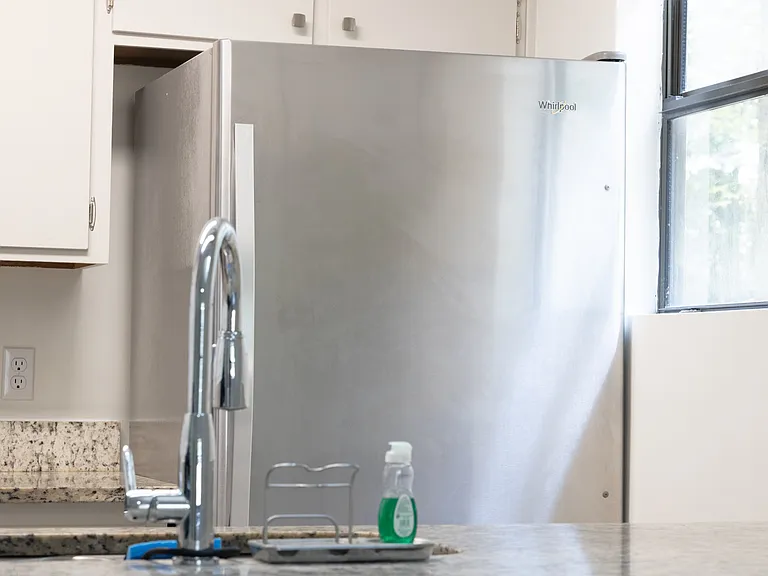 Stainless steel Whirlpool refrigerator