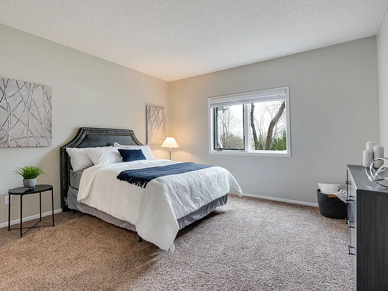 Renovated Bedroom With Large Windows