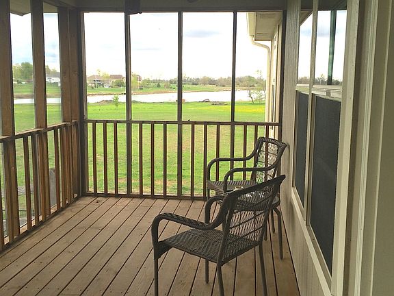 Screened in covered deck