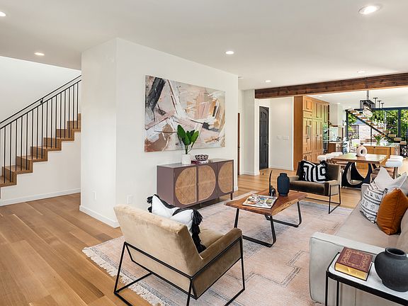 From the moment you step inside, it's clear that every element has been chosen with intention: from rift-cut white oak floors...