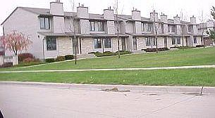 Townhome exterior (2nd unit from left)