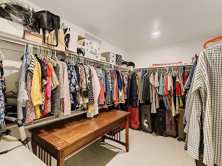 Large closet in th primary suite