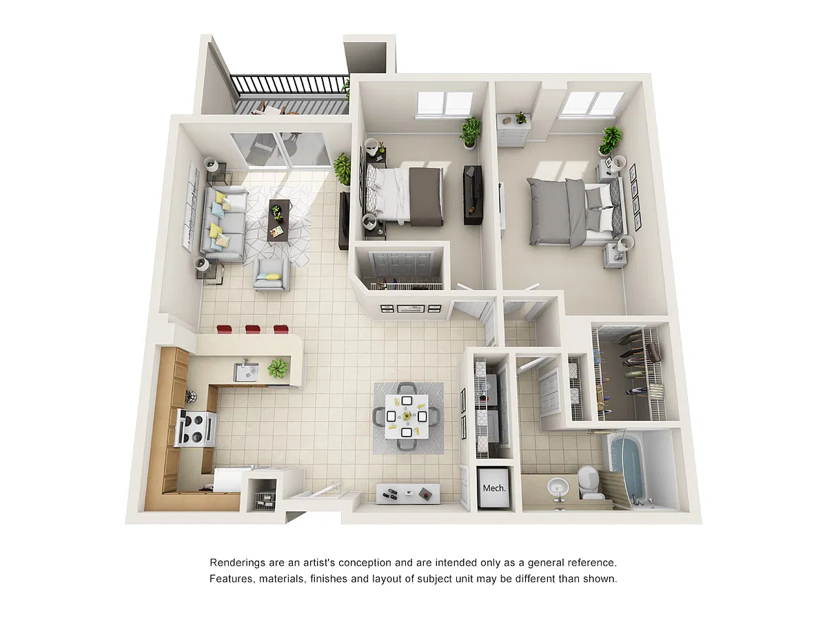 Floor plan B1 - Biltmore